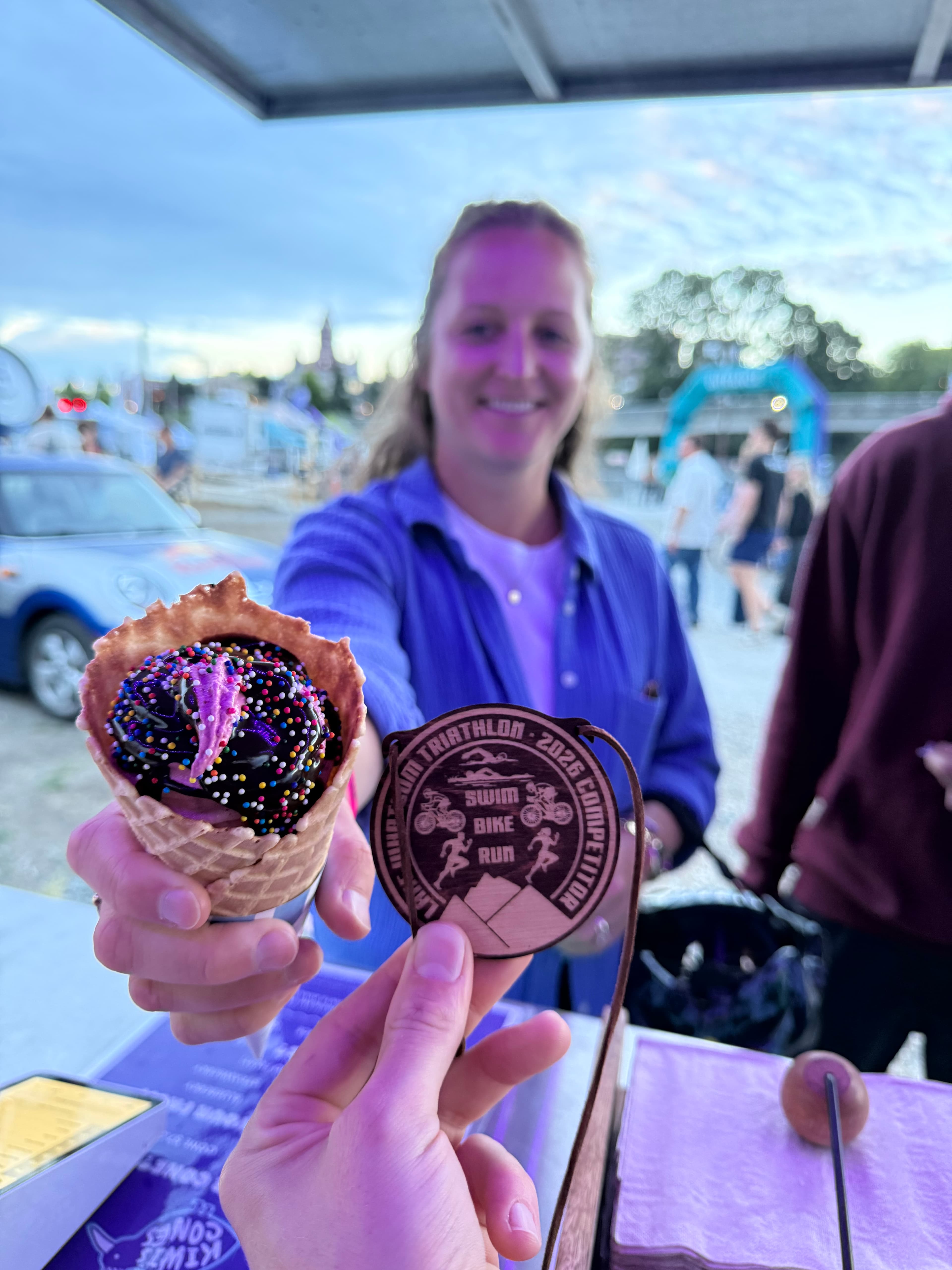 Kiwi's Cones — fresh fruit soft serve