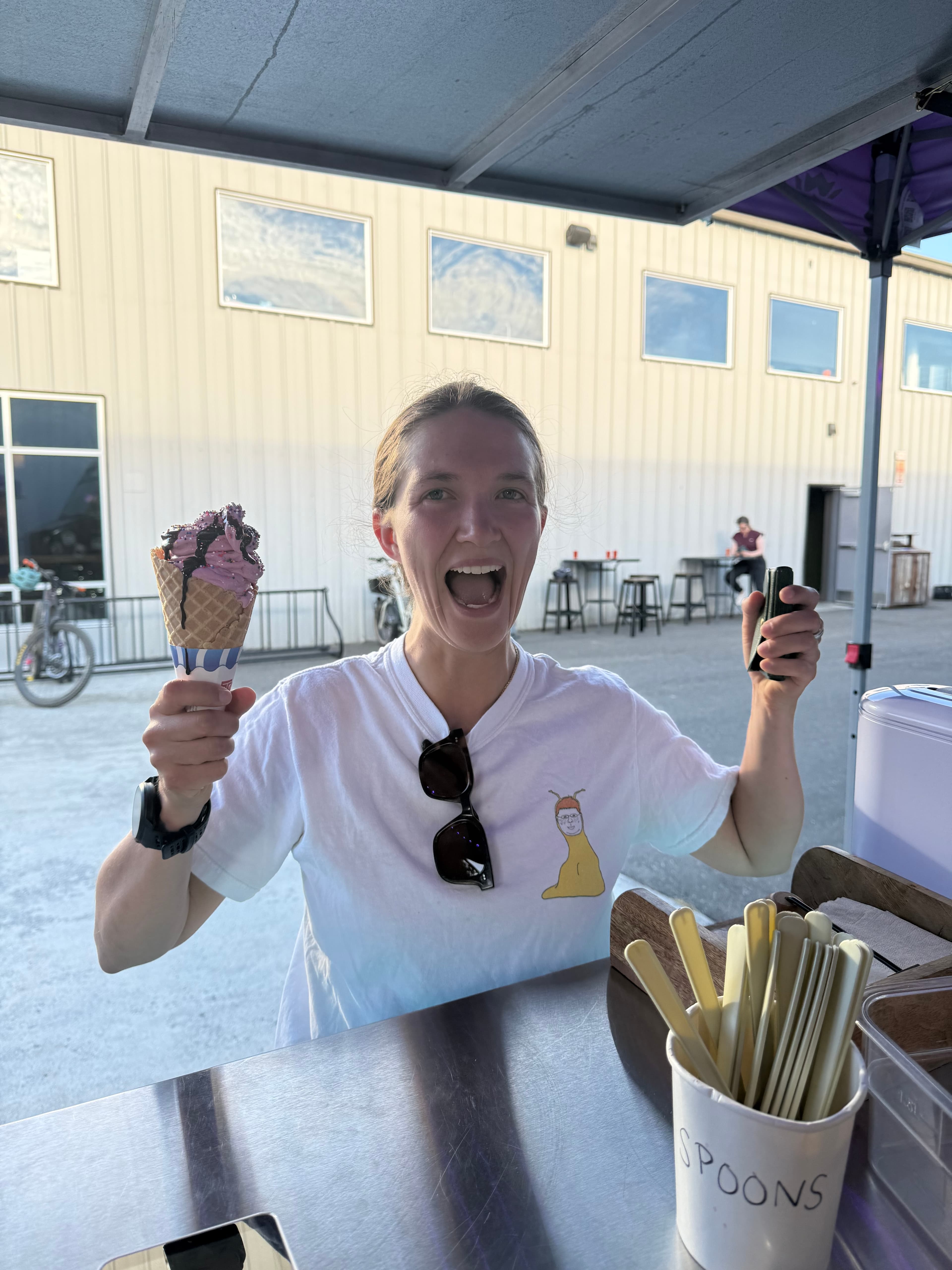 Kiwi's Cones — fresh fruit soft serve